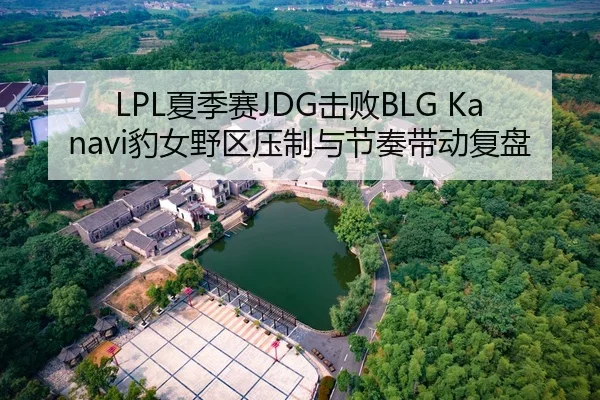 LPL夏季赛JDG击败BLG Kanavi豹女野区压制与节奏带动复盘
